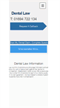 Mobile Screenshot of dental-law.co.uk